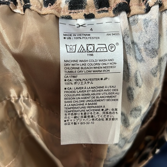 Banana Republic Hayden pant size 4 leopard print New with tags - Picture 8 of 9